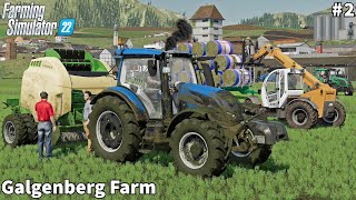 Cows For The Second Farm, Baling &amp; Collecting Alfalfa Hay Bales│Galgenberg│FS 22│Timelapse#2