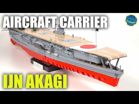 Building Bricks Masterpiece COBI 4851 Aircraft Carrier Akagi Speed Build Review