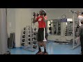 Nba dleague forward alex davis performs a pull  press superset for basketball players