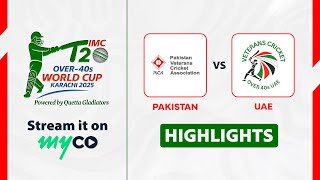 Download Lagu Full Match Highlights | Pakistan vs UAE | IMC Over-40s T20 Cricket World Cup 2025 | on myco MP3
