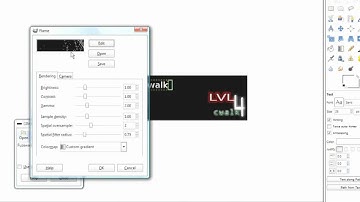How to make a forum signature with gimp.