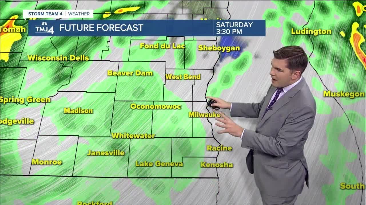 High Winds & Rain kick off the Weekend - YouTube