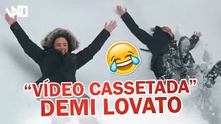 Demi Lovato tenta brincar na NEVE, mas algo da ERRADO - LNO TV