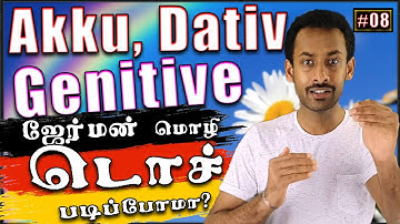 Vanakkam German - Learning German in Tamil - Akku, Dativ, Geni 8th Class