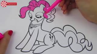 Мультик РАСКРАСКА - МОИ МАЛЕНЬКИЕ ПОНИ - coloring book | Конфетки ТВ - MY LITTLE PONY