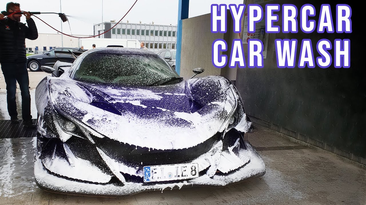 Washing the ultimate hypercar... at a random car wash ...