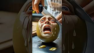 olive with human face crying 😭🍈 shocking kitchen drama #viral #shorts