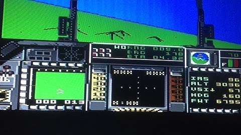 C64 f-16 Combat Pilot. Landing.