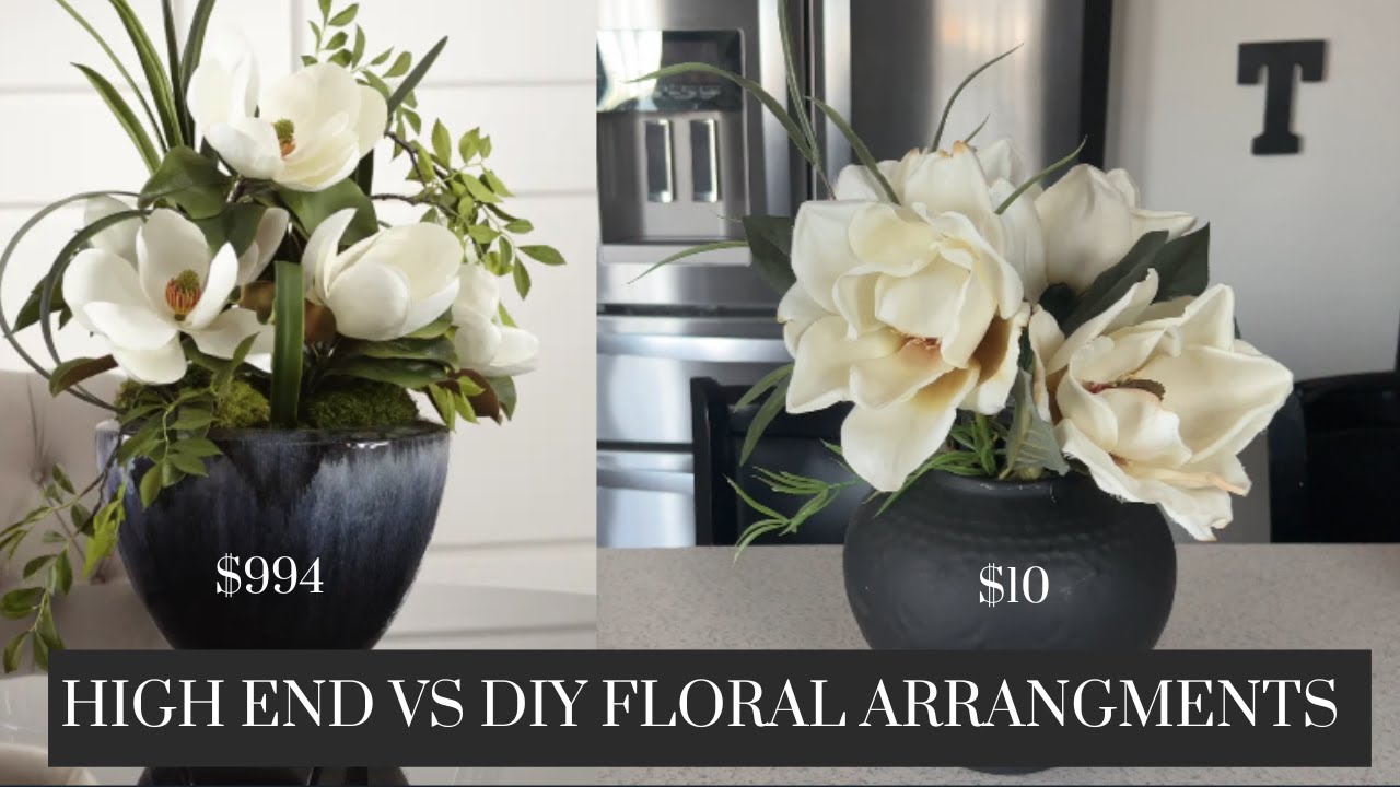 HOW TO DIY HIGH END FLORALSHIGH END VS DIY DUPESFALL FLORALSLUXE FOR