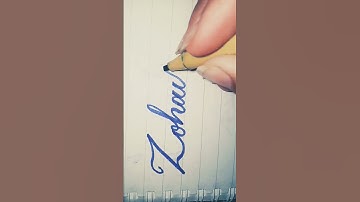 Zohaib #name #trending #calligraphymasters