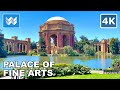 [4K] Palace of Fine Arts in San Francisco, California - 2021 Walking Tour & Travel Guide 🎧 Binaural