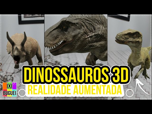 87 Animais em 3D com Realidade Aumentada (Extra: +10 Dinossauros