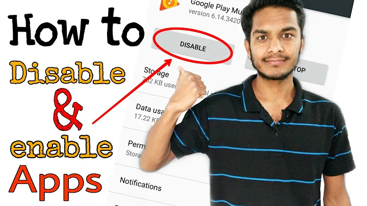 How to disable and enable android application | kisi bhi app ko uninstall kaise kare