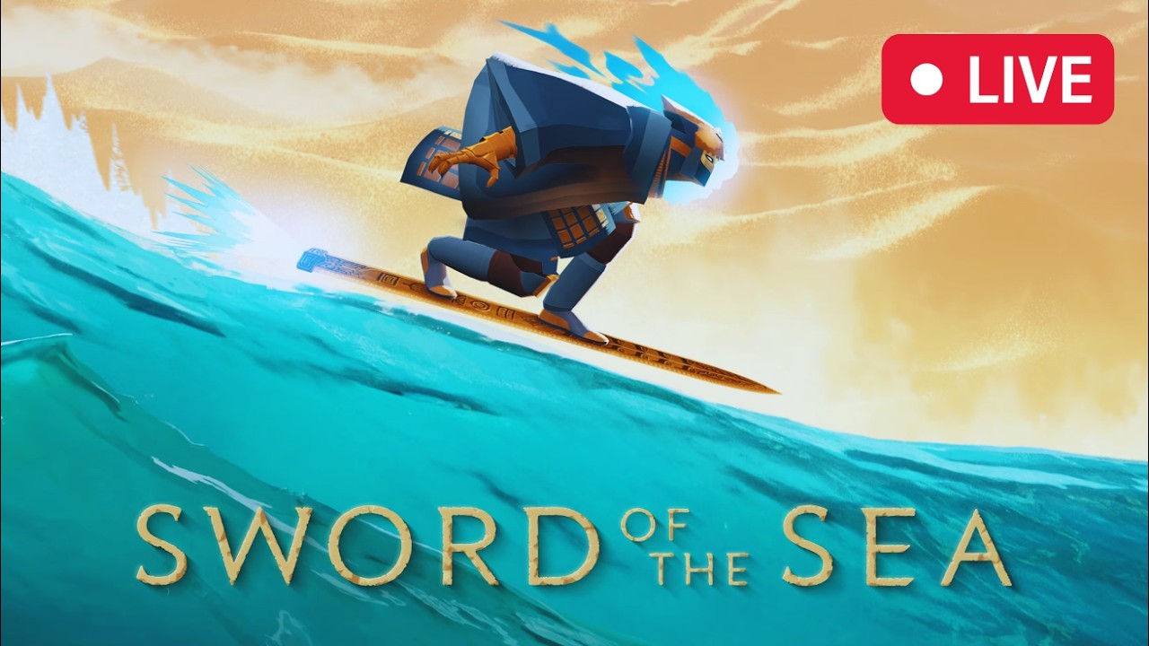 🔴 Ready to Surf in Sword of the Sea! | Steam Game | Cozy Live Stream