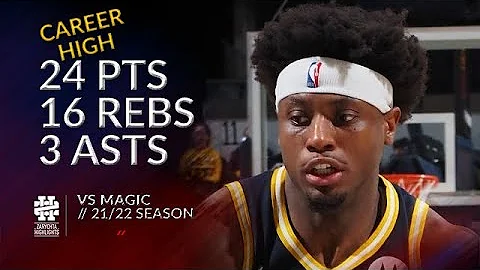 Terry Taylor 24 pts 16 rebs 3 asts vs Magic 21/22 ...