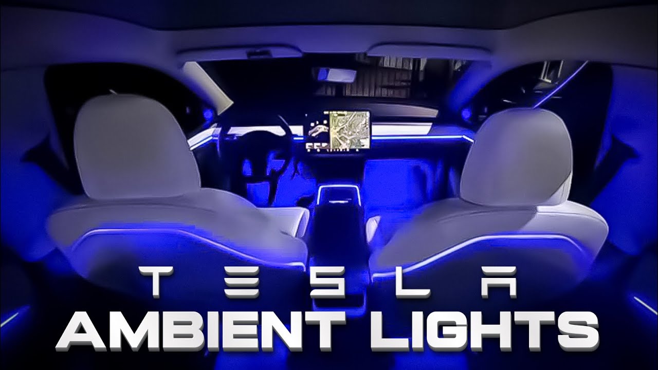 Ambientebeleuchtung Tesla Model 3 / X - BKM Electric