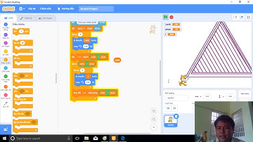 Vẽ lưới tam giác bằng scratch