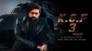 KGF Chapter 3 Official Trailer | Yash | Prashanth Neel | Raveena Tandon | Kgf 3 Trailer