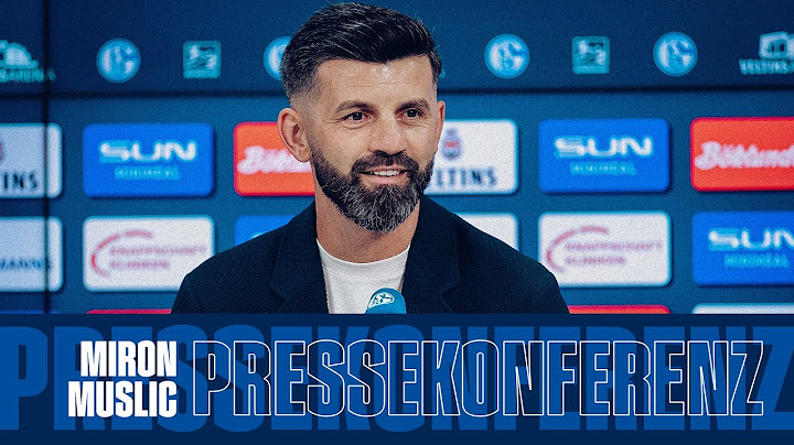 S04-PK mit Miron Muslic, Frank Baumann und Youri Mulder | FC Schalke 04