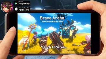 BRAVE ARENA (EN/KOREA) 2021 New Online Idle-Battle RPG Android-Gameplay