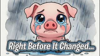 Right Before It Changed… A Quiet Story About Sad Animals 🌧️