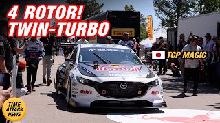 Mad Mike in 4 Rotor TwinTurbo Mazda 3: PIKES PEAK Hill Climb Launch!