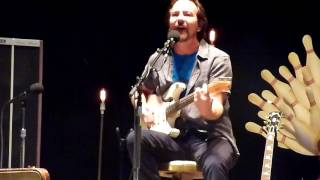 Eddie Vedder wishlist live Firenze 24 06 2017 chords