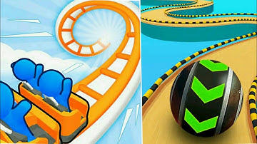 Runner Coaster | Going Balls - All Level gameplay Android,iOS‌ New update