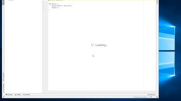Hello world in C with C-Lion from JetBrains