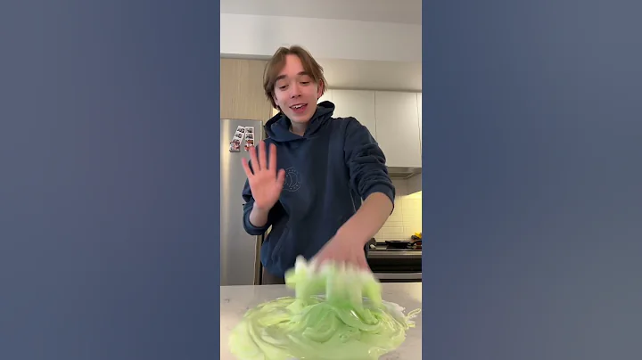 Making the fluffiest slime #shorts