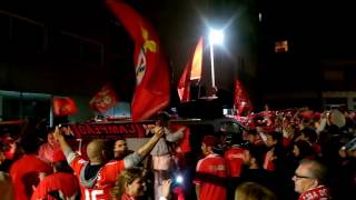 Benfica tricampeão! Festejos Espinho 2015/2016