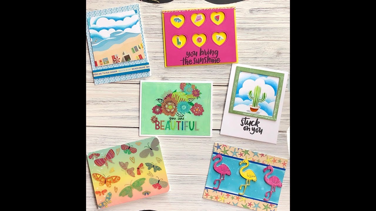 SSS JULY 2018 6 Cards 1 Kit - YouTube