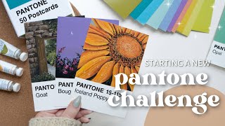 Starting a New Art Challenge | PANTONE CHALLENGE 2023 🎨