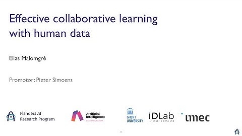 Effective collaborative learning with human data