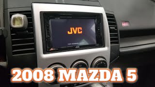 2008 Mazda 5 radio removal