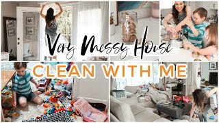 REAL LIFE MESS FULL HOUSE CLEAN WITH ME 2020! Complete Disaster Cleaning motivation! Justine Marie