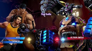 (PS4 60fps) MvCI - Arcade mode: Ryu & Spencer 9/21/17