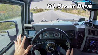 2003 Hummer H1 POV Test Drive  Bonding with a Monster (Binaural Audio)