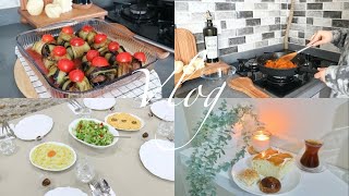 66| Balkon Temizliği🧼İftar Hazırlığı👩🏼‍🍳Köfteli Kürdan Kebabı🍽️Tam Kıvamında Traliçe🍮İki Çeşit Meze🥗