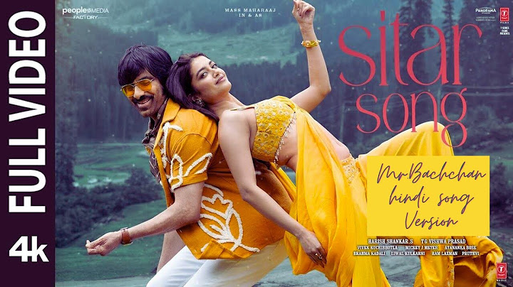 Mr Bachchan sitar song hindi version