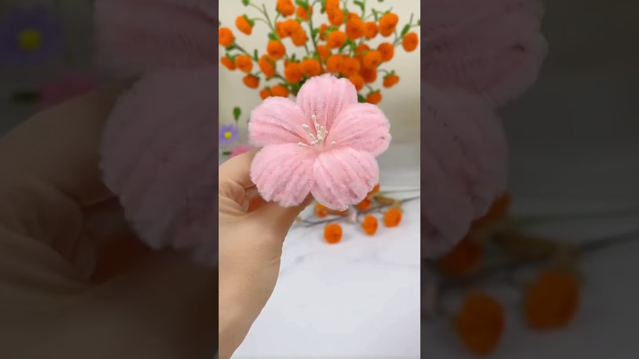Handcraft Tutorial Handmade Flower #colorful #tutorial #handcraft #diy #hoa #flowerbouquet ...