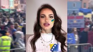 Miss BiH 2021 Adna Biber  - Stop the war in Ukraine!