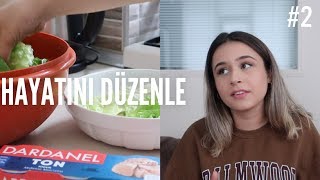 Hayatını Düzenle Yiyecekleri Haftalık Hazırlamak Tasarruf, Sağlıklı Beslenme