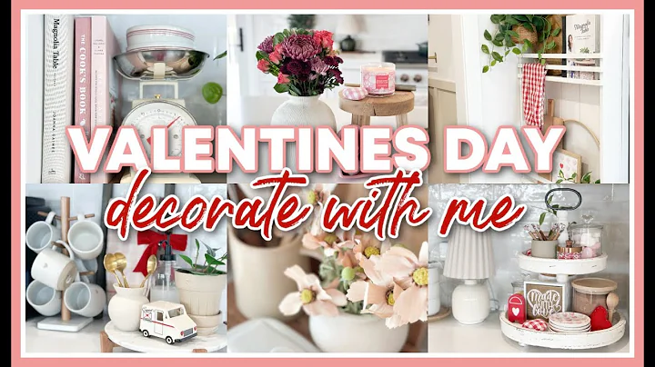 VALENTINES DAY DECORATE WITH ME 2025 | COFFEE BAR DECOR IDEAS