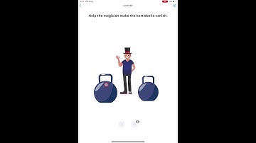 Easy Game - Brain Test Level 187 - Help the magician make the kettlebells vanish