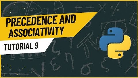 Operator Precedence and Associativity in Python | Complete Guide with Examples