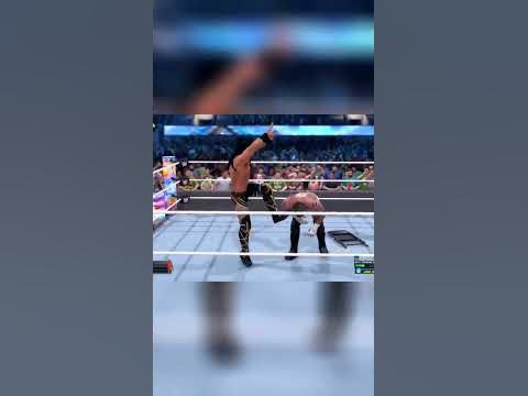 Seth Rollins hits Curb Stomp😱 to CM Punk😈🔥#shorts #wwe2k23 #gaming ...