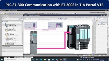 PLC S7 300 COMMUNICATION WITH ET 200S VIA PROFIBUS in TIA PORTAL V15 | Siemens PLC|  TIA Portal V15