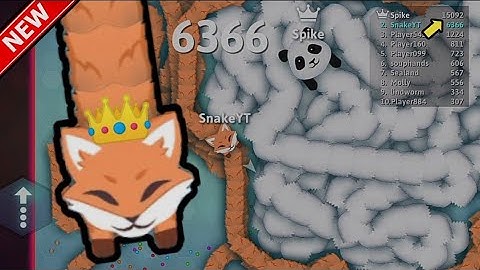 Snake.Io - PRO GIANT SNAKE VS TROLL TINY SNAKE! Best Snakeio Gameplay