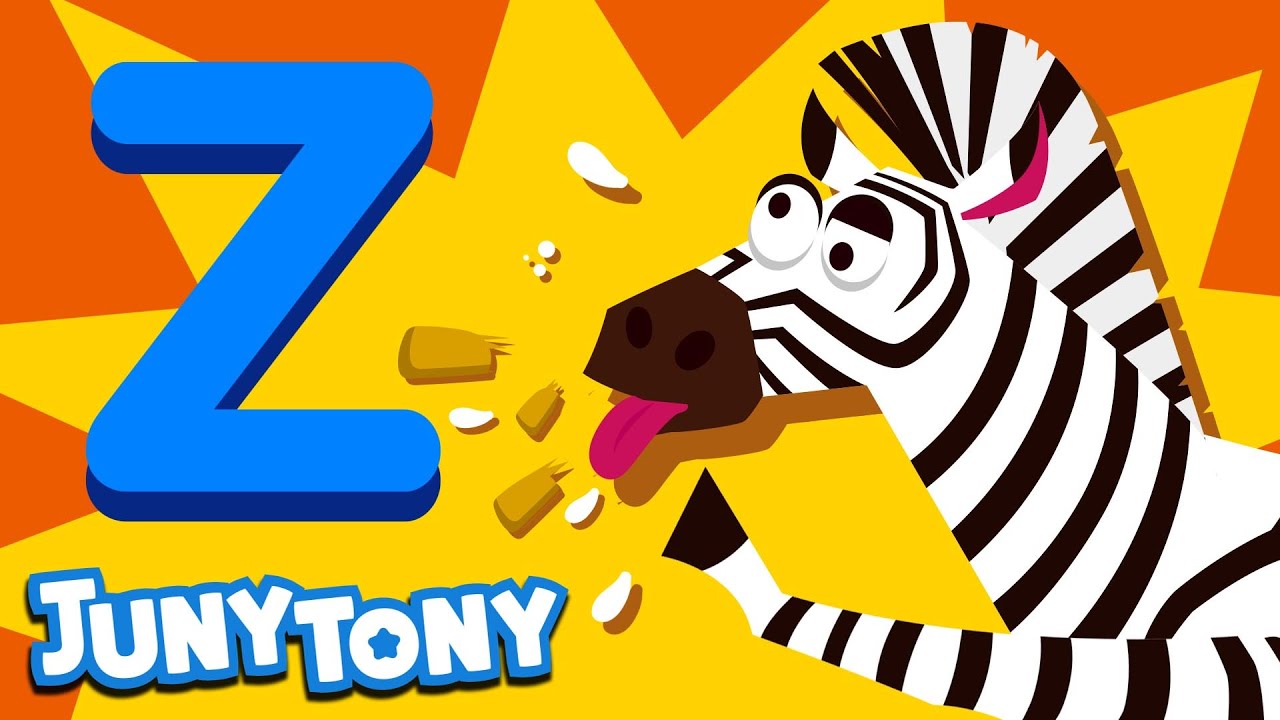 Zebra Zoom Zoom | Phonics Song for Kids | Alphabet Z Song | Kindergarten Song | Zebra | JunyTony